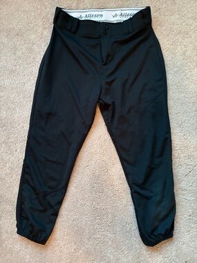 Alleson Athletic Women's Black Softball Pants size medium